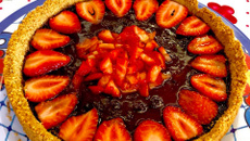 Cheesecake de morango prático