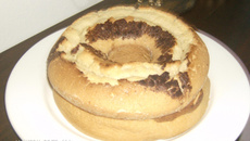 Bolo saboroso de banana