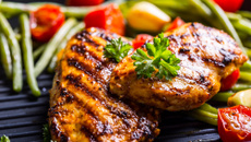 Frango com manteiga de ervas