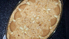 Pavê de doce de leite com amendoim