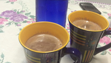 Chocolate quente alcoólico