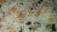 Arroz à grega especial da Lu