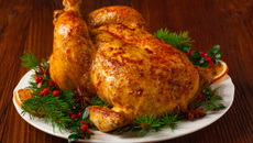 Peru de Natal temperado simples