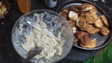 Patê frango com abacaxi