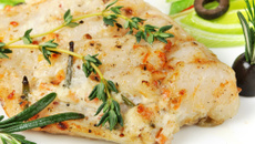 Cação com mostarda