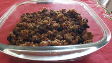 Farofa doce de natal 