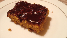 Bolo de cenoura com farelo de aveia (oatbran)