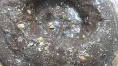 Bolo de chocolate "céu estrelado"