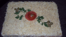 Torta de pão e frango