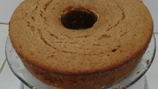 Bolo de banana com granola sem açúcar