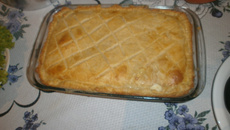 Torta delícia de queijos