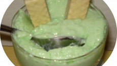 Mousse de limão com Bis