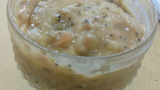 Smoothie de maçã e mamão