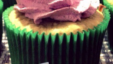 Blueberry cake cupcake de baunilha com mirtilo