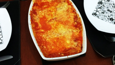 Lasanha integral de atum