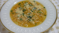 Sopinha rápida de aipim