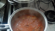 Língua de boi ao molho