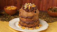 Bolo pelado de panetone