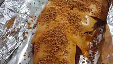 Maminha com alho frito e cheddar