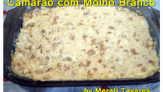 Camarão com molho branco