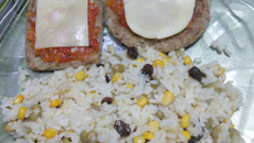 Hambúrguer de aveia vegetariano