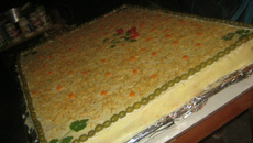 Bolo salgado de pão de forma