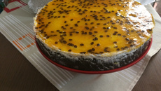 Torta de maracujá com oreo
