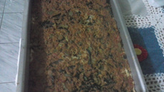 Torta vegana agridoce de liquidificador