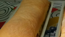 Pão caseiro recheado