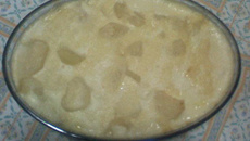 Batata ao forno cremosa da Lu