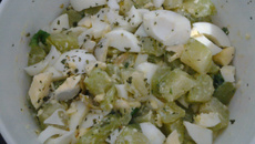 Salada de chuchu fácil