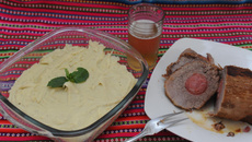 Purê de batata doce