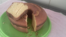 Bolo de milharina