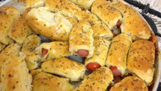 Enroladinho de salsicha