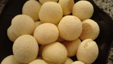 Pão de queijo com polvilho doce