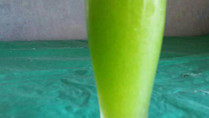 suco de maracujá com couve