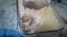 Arroz ao molho branco de forno para gratinar