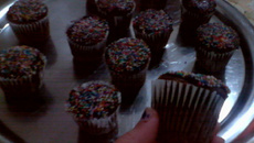 Cupcake massa mole (cobertura e recheio )