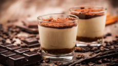 Torta de bolacha sabor doce de leite com café