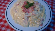Pasta a la carbonara