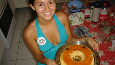 Pudim de leite para recém-casada