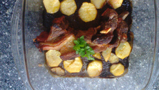 Costela assada no papel alumínio