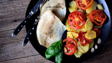 Filé de tilápia ao forno