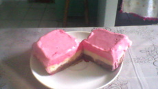 Pavê de três sabores da rosa