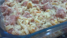 Macarronada com kitut ao forno