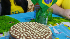 Torta cheesecake de doce de leite