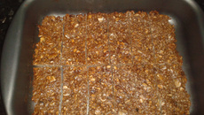 Barrinha de chocolate de farinha de milho