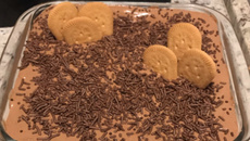 Pavê com biscoito maisena