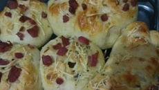 Pão caseiro com fermento seco