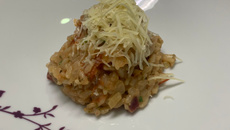 Risoto carbonara á minha moda